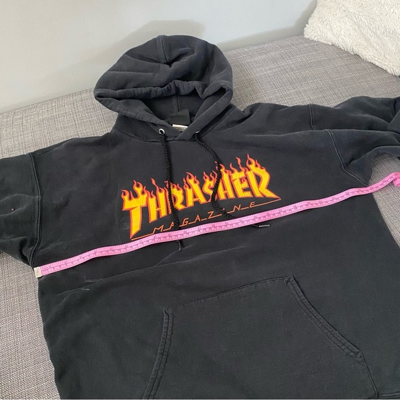 LAST CHANCE: Official Thrasher Magazine Classic Flame Hoodie - Picture 3 of 11